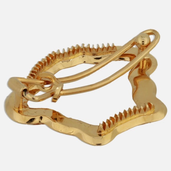 Versace Gold Hair clip barette La Medusa